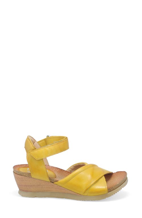 Miz Mooz Sofie Wedge Sandal In Ochre