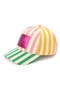 Multicolor Stripe Baseball Hat
