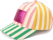 Kurt Geiger London Multicolor Stripe Baseball Hat
