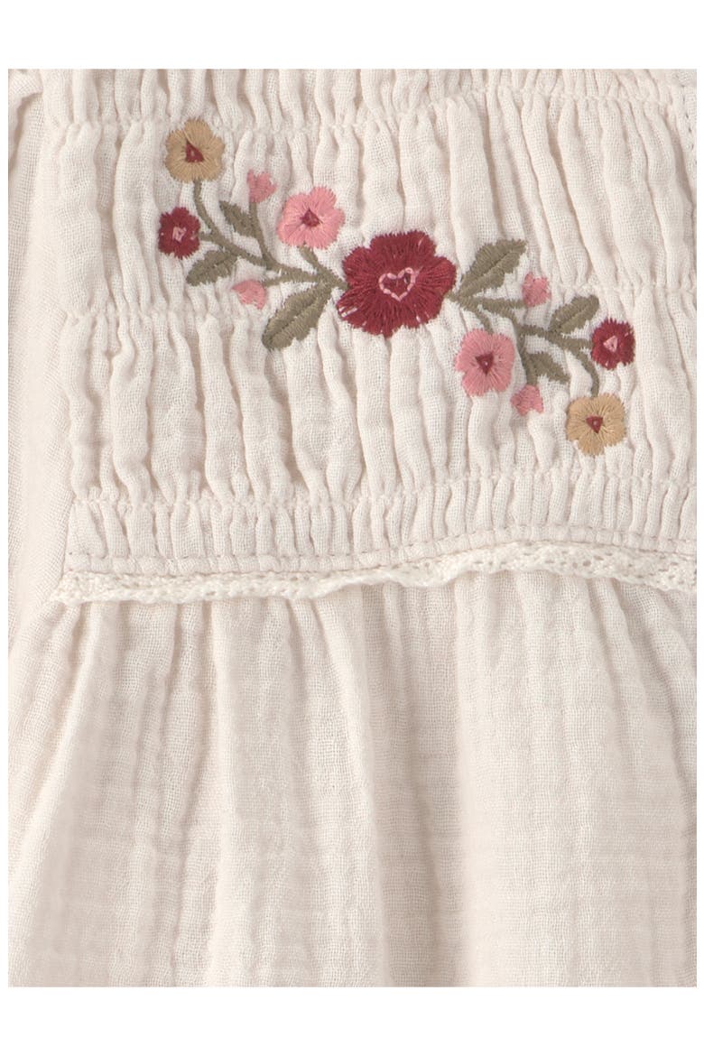 Kids' Organic Cotton Gauze Top, Alternate, color, CREAM FLORAL