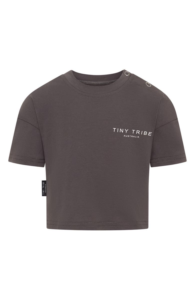 TINY TRIBE Core Logo T-Shirt, Main, color, Iron