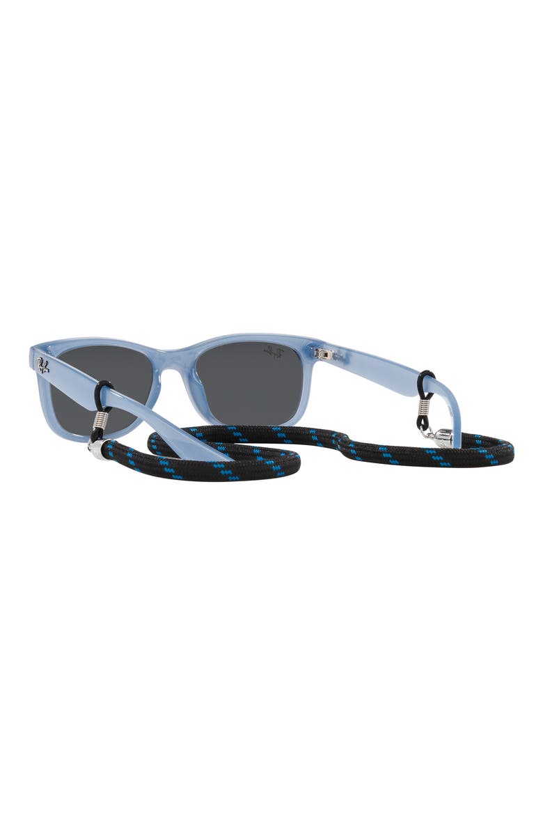 Kids' Junior Wayfarer 47mm Square Sunglasses, Alternate, color, OPAL BLUE