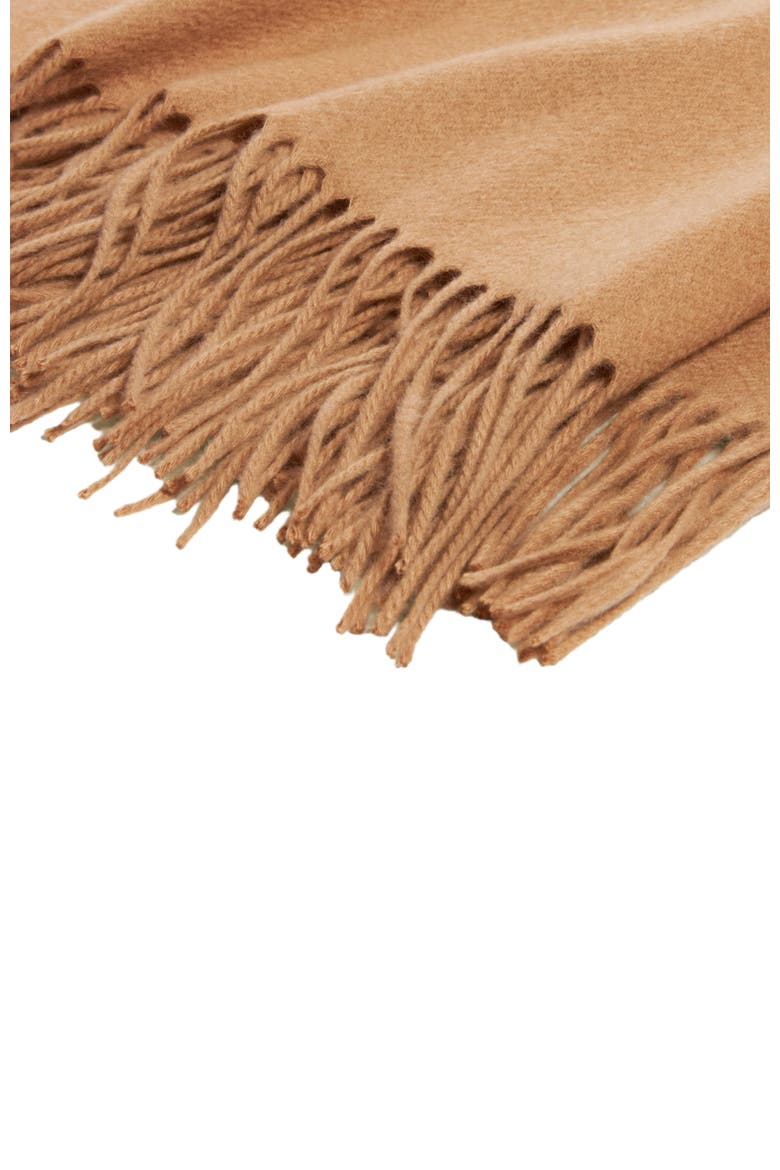 Remi Cashmere Throw Blanket, Alternate, color, Black