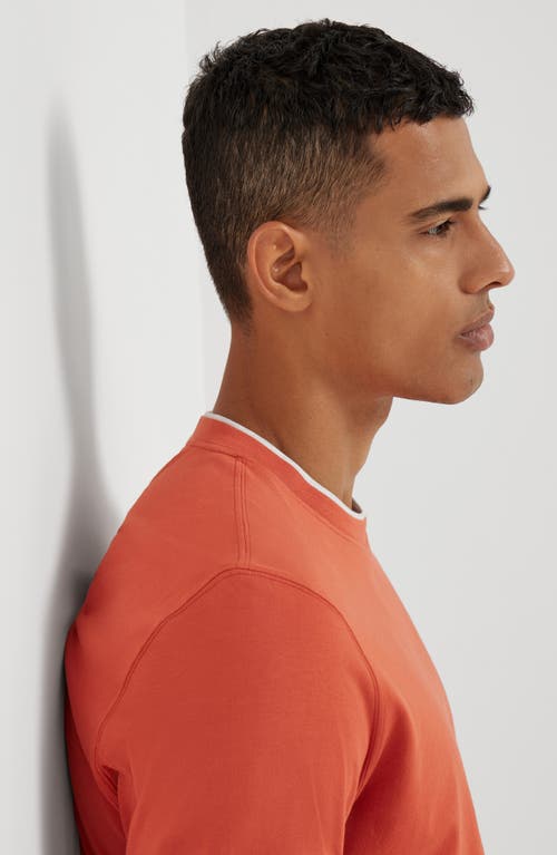 Brunello Cucinelli T-shirt Mit Kontrastbesatz