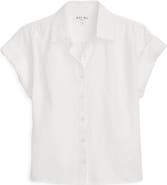 Alex Mill Maddie Linen Short Sleeve Button-Up Shirt