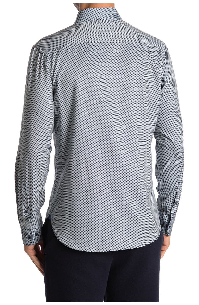 Brooklyn Brigade Mini Gingham Print Performance Shirt, Alternate, color, 