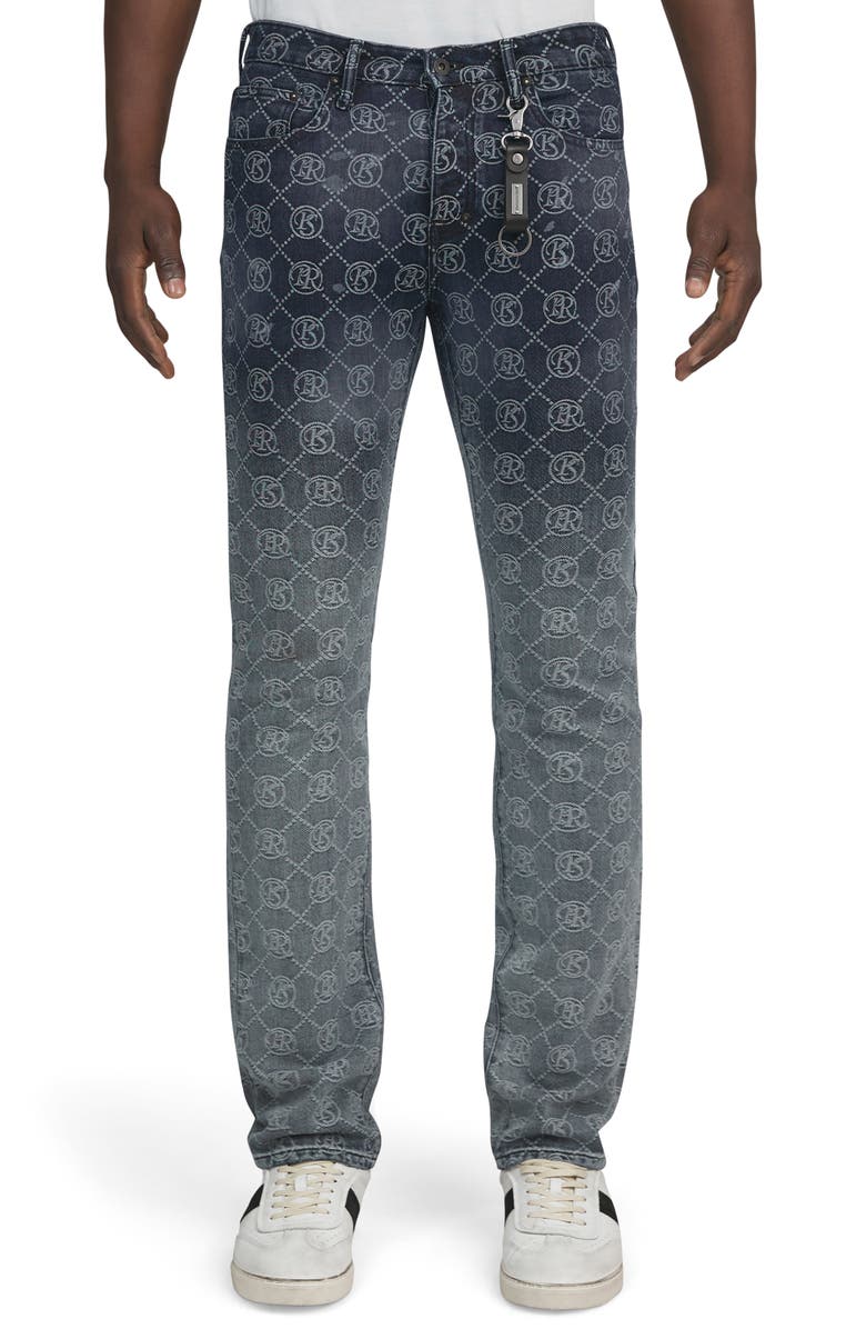 PRPS Purgatory Logo Print Straight Leg Jeans, Main, color, 