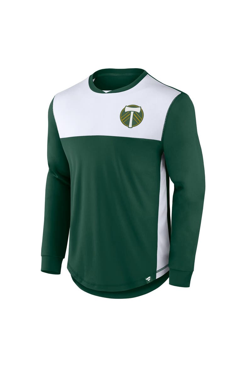 Men's Fanatics Branded Green Portland Timbers Mid Goal Long Sleeve T-Shirt, Alternate, color, Green