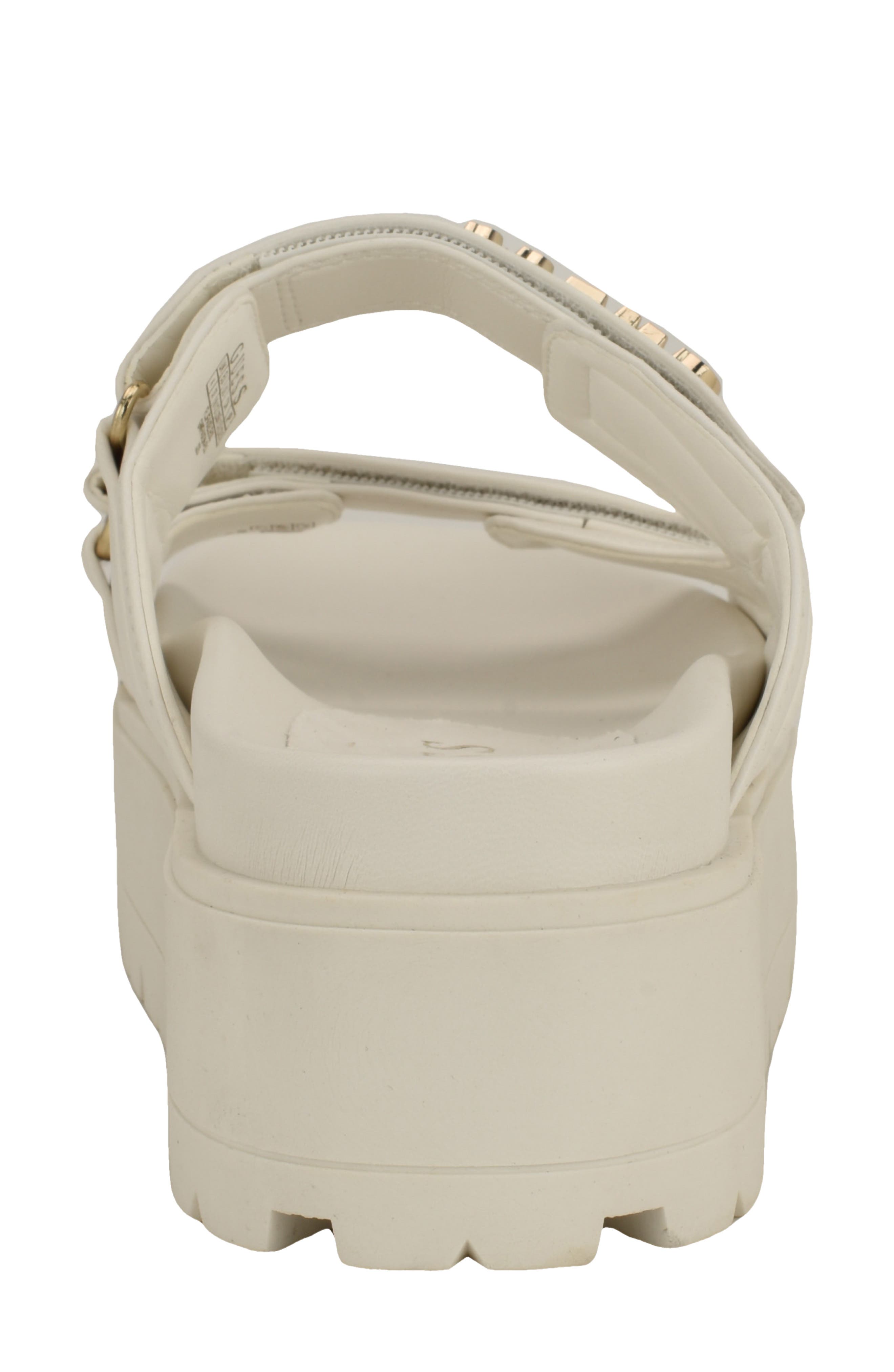 Faxon Platform Slide Sandal, Alternate, color, IVORY 150