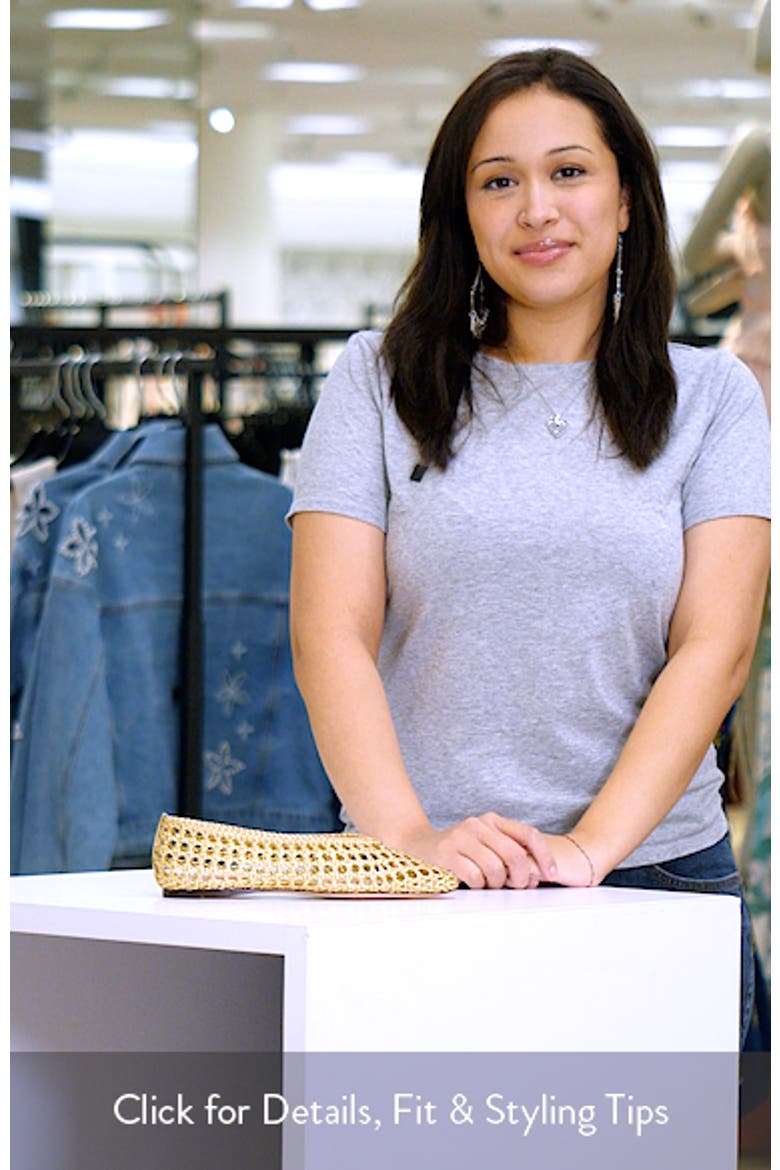 Emery Woven Ballet Flat video
