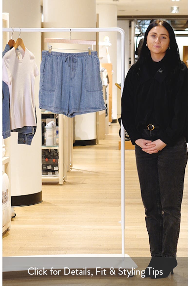 Yoko Tie Waist Chambray Shorts video