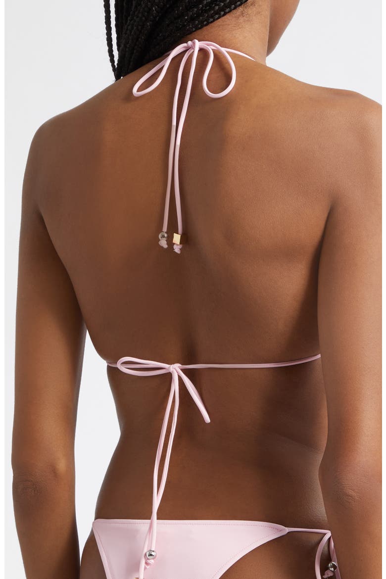 Le Bas de Plage String Bikini Bottoms, Alternate, color, PINK