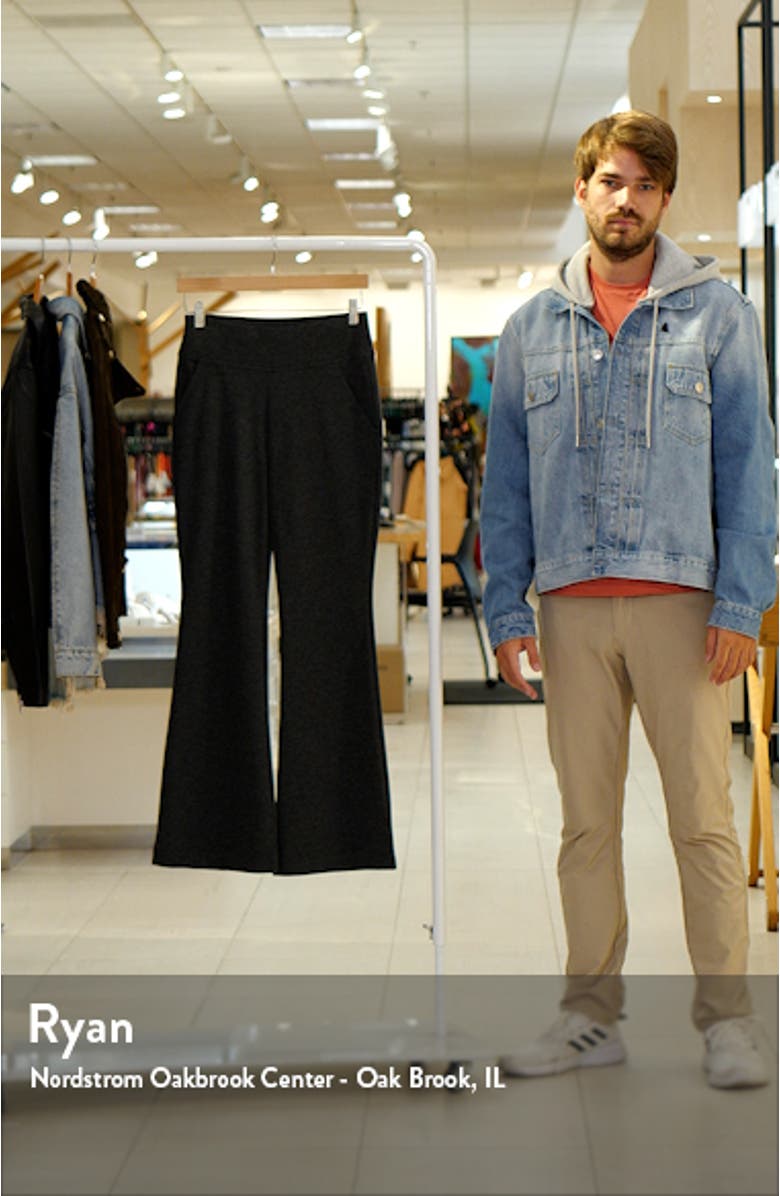 Ponte Knit Flare Leggings, sales video thumbnail