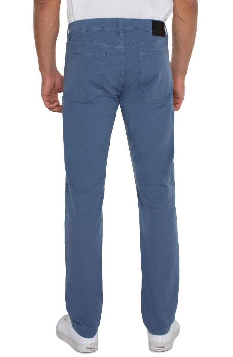 Liverpool Regent Relaxed Straight Leg Twill Pants, Alternate, color, Coronet Blue
