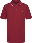 Calvin Klein Kids' Tipped Piqu Polo