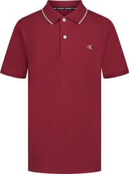 Calvin Klein Kids' Tipped Piqu Polo