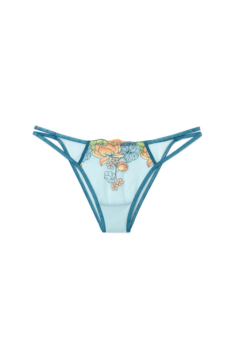 Adore Me Jayda Brazilian Panties, Alternate, color, Floral Yellow