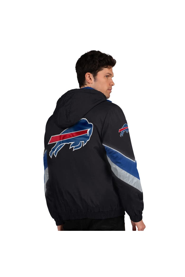 Men's Starter Black/Royal Buffalo Bills Thursday Night Gridiron Full-Zip Jacket, Alternate, color, Black
