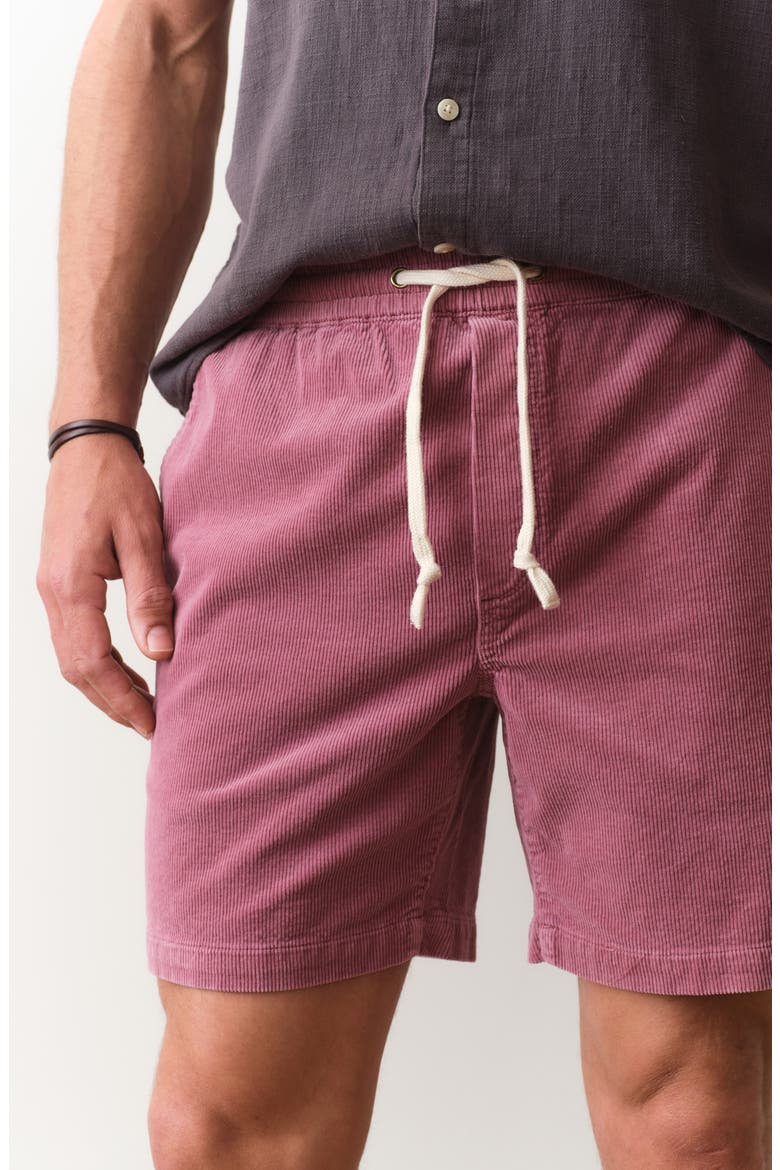 Saturday 6-Inch Corduroy Drawstring Shorts, Alternate, color, DUSKY ORCHID