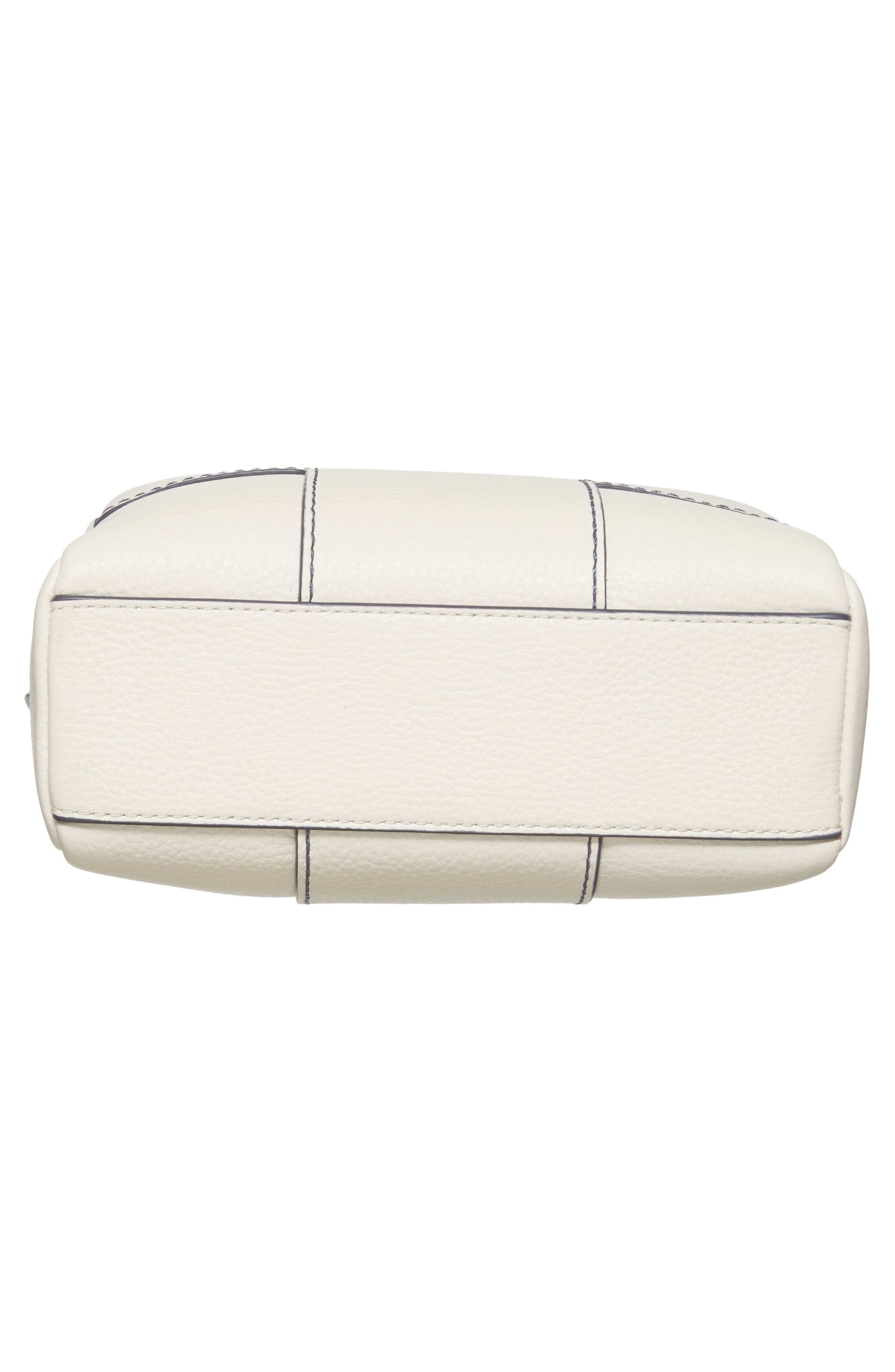 Tory Burch Block-T Double Zip Leather Crossbody Bag, Alternate, color, 