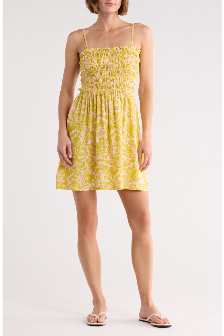 Seaside Breeze Minidress, Main, color, CHARTREUSE