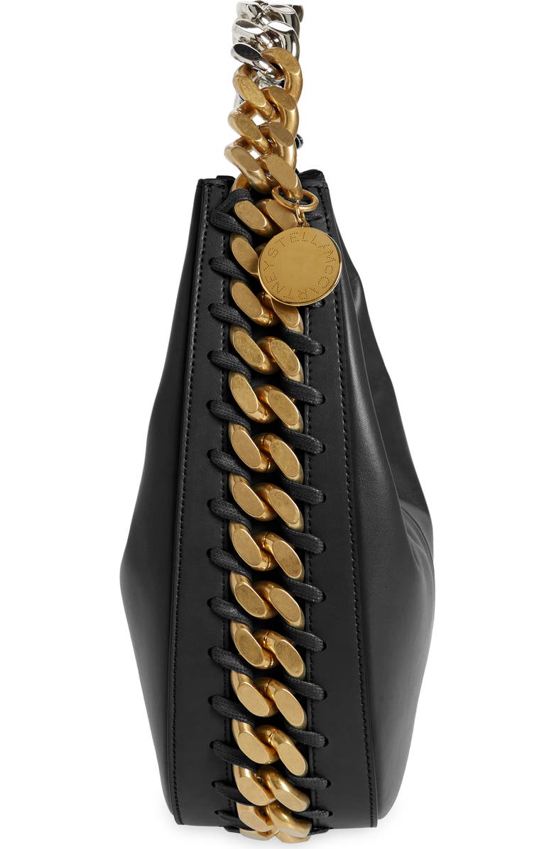 Stella McCartney Small Frayme Faux Leather Shoulder Bag, Alternate, color,