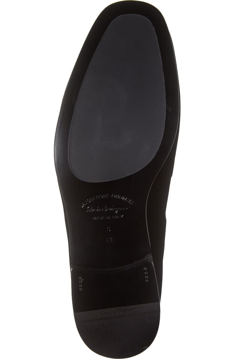 FERRAGAMO Lapo Smoking Slipper, Alternate, color, Nero