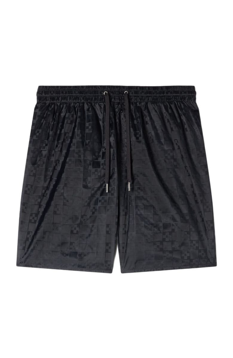 SANDRO Square Cross swim shorts, Alternate, color, Dark Grey