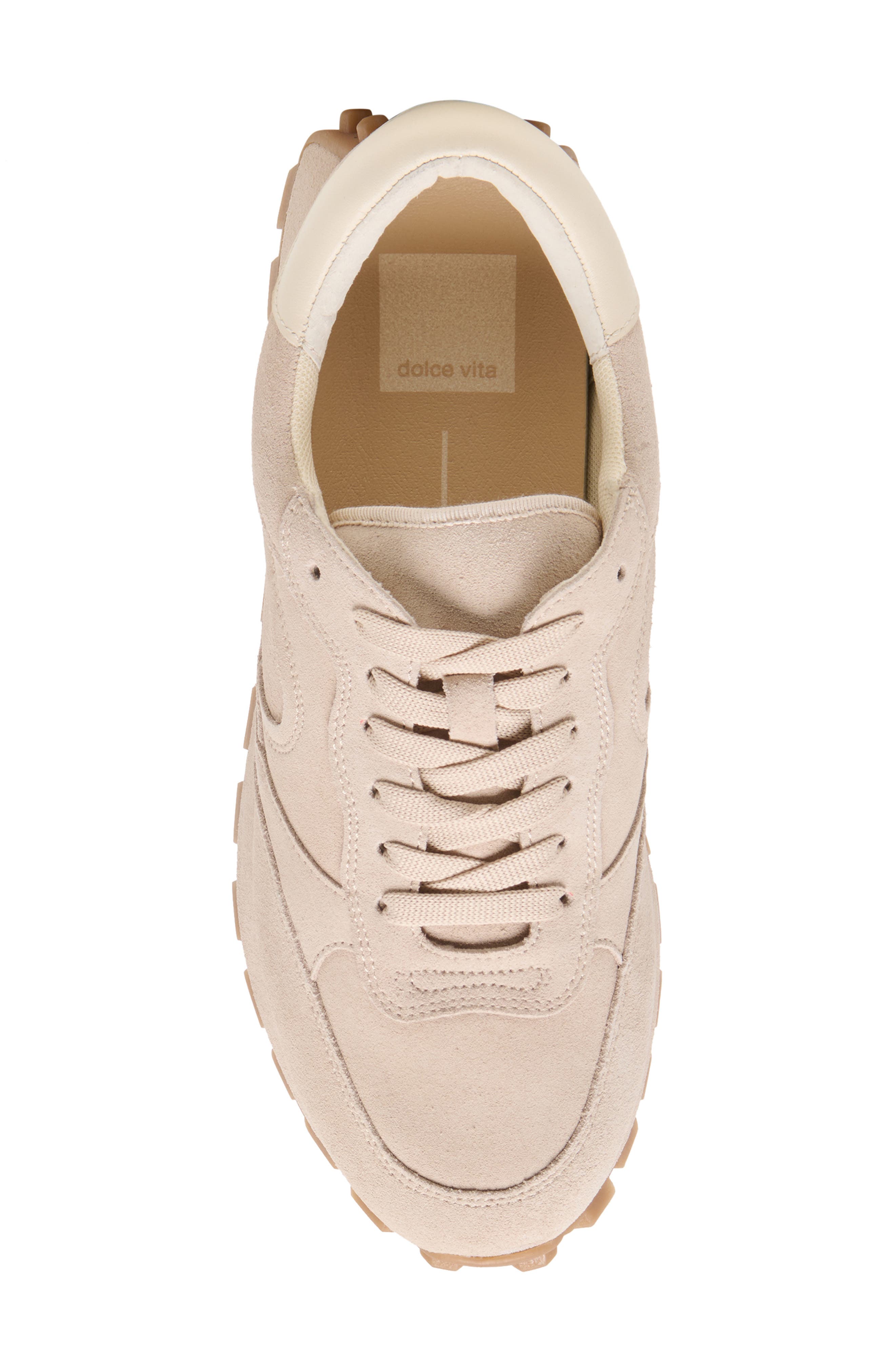 Dolce Vita Tricia Sneaker, Alternate, color, Light Taupe Suede