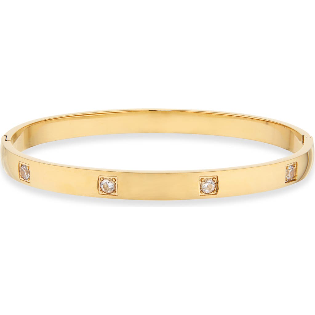 Nordstrom Demi Fine Cubic Zirconia Station Bangle Bracelet