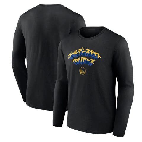 Men's Fanatics Branded Golden State Warriors Japanese Heritage Long Sleeve T-Shirt