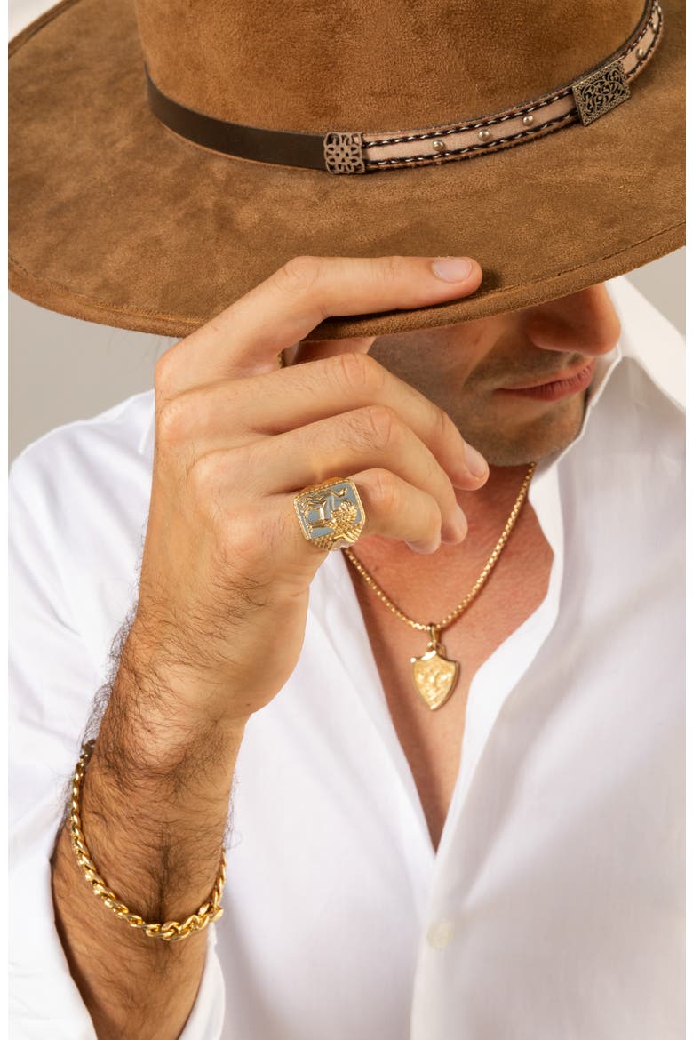Men's Judah Ring, Alternate, color, GOLD