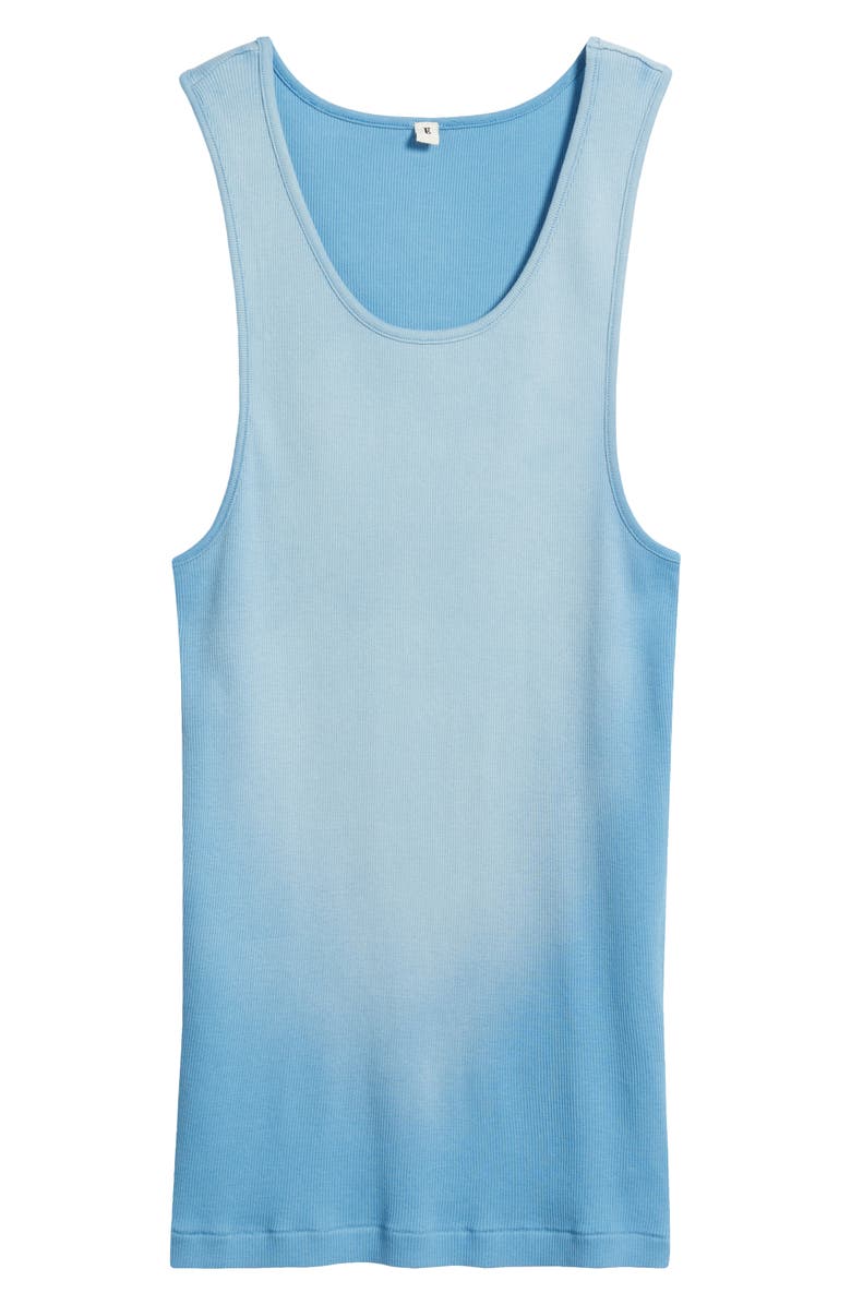 Elwood Malibu Cotton Rib Tank, Alternate, color, Sun Faded Baby Blue