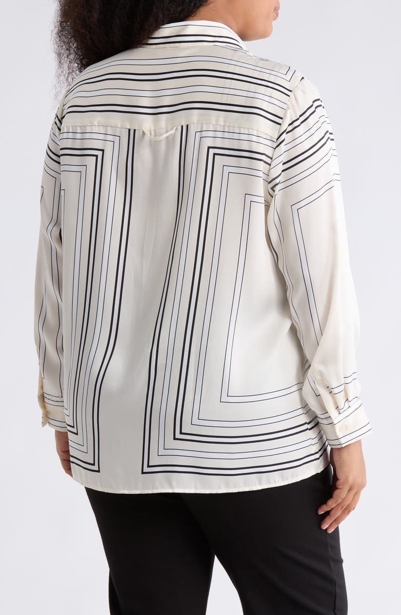 INDUSTRY REPUBLIC CLOTHING Geometric Print Button-Up Shirt, Alternate, color, Geometric Print