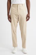 BOSS Pagol Tapered Fit Flat Front Wool & Cotton Blend Cargo Pants