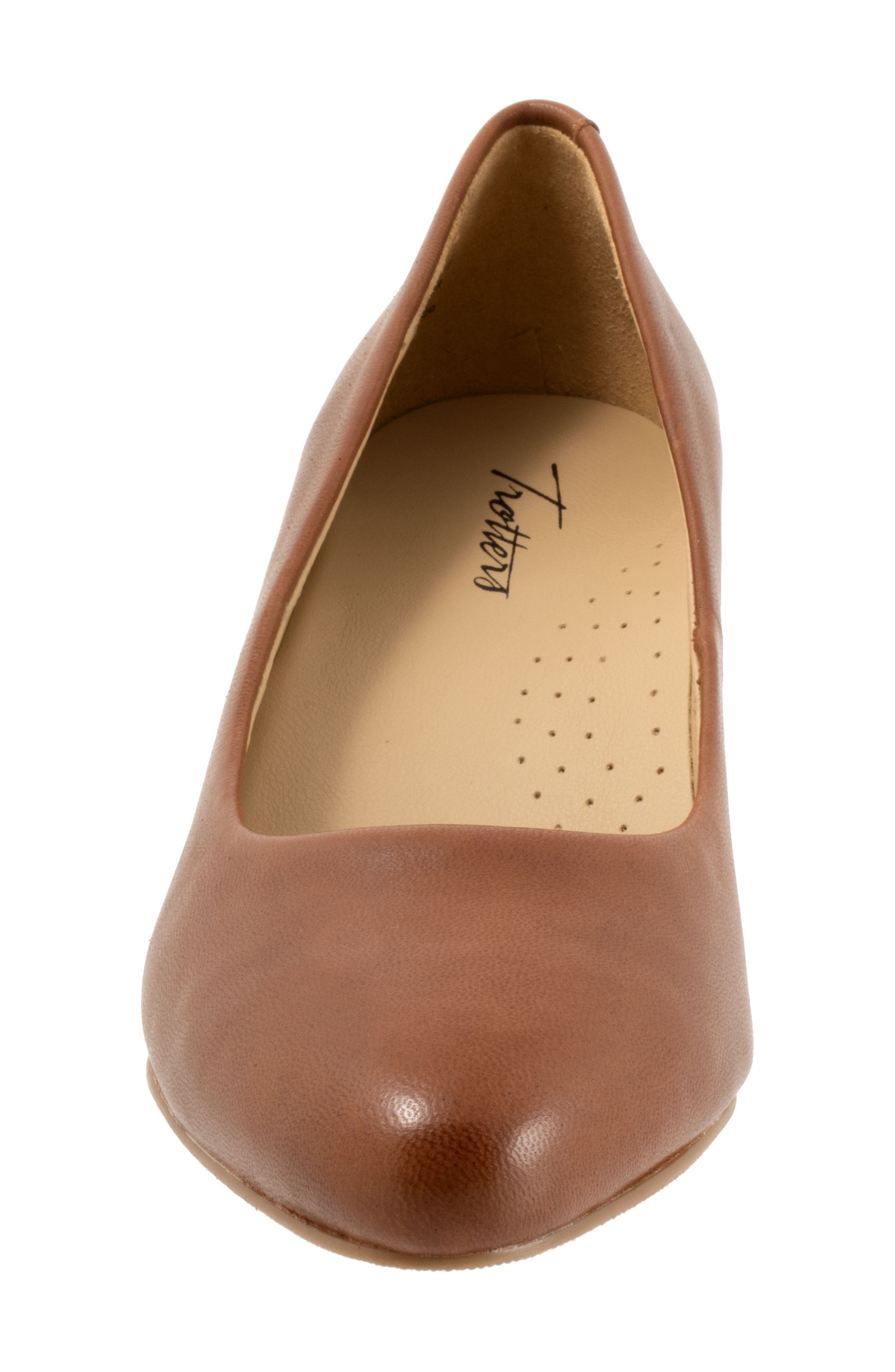Kate Pointed Toe Kitten Heel Pump, Alternate, color, LUGGAGE
