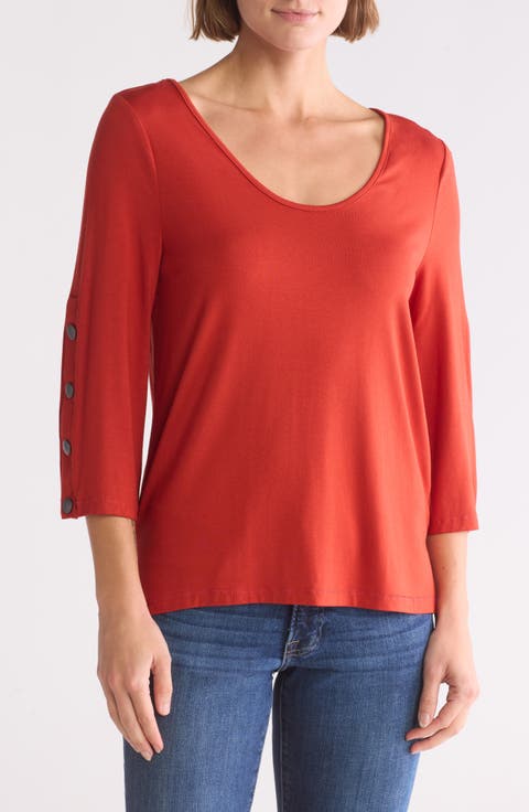 Three Quarter Sleeve Top