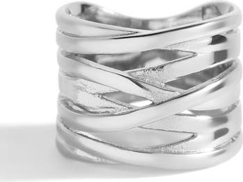 Mint & Lily Wire Wrap Statement Ring Nordstrom