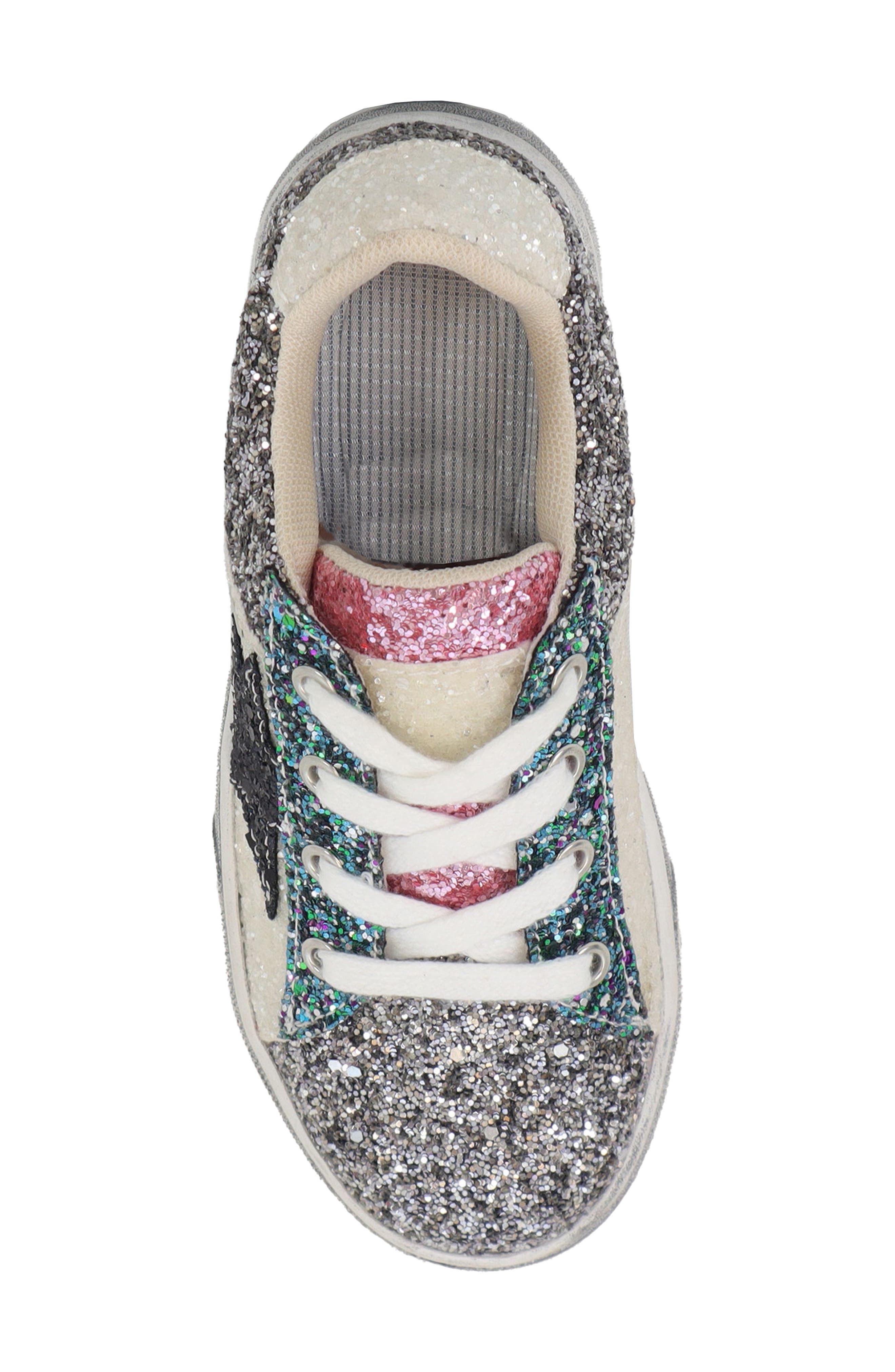 YOKI Kids' Glitter Sneaker, Alternate, color, 