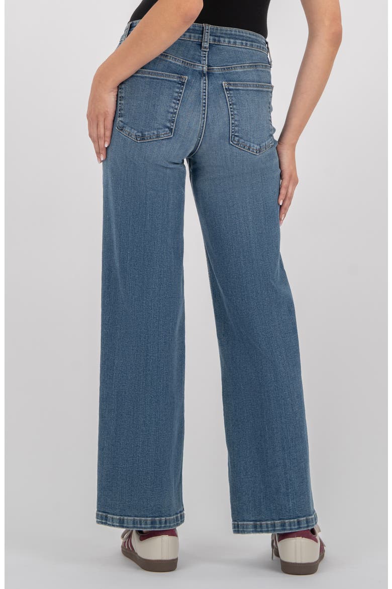 The Jean Wide Leg Jeans, Alternate, color, SHARPER