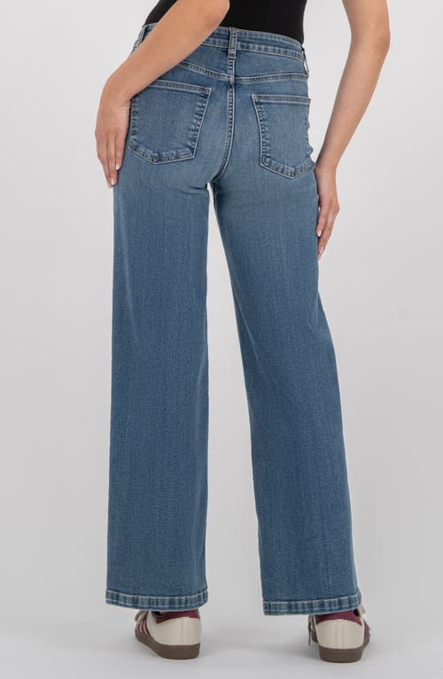 Kut From The Kloth The Jean Wide Leg Jeans In Blue