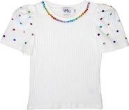 Lola + The Boys Queen Gem Short Sleeve Tee