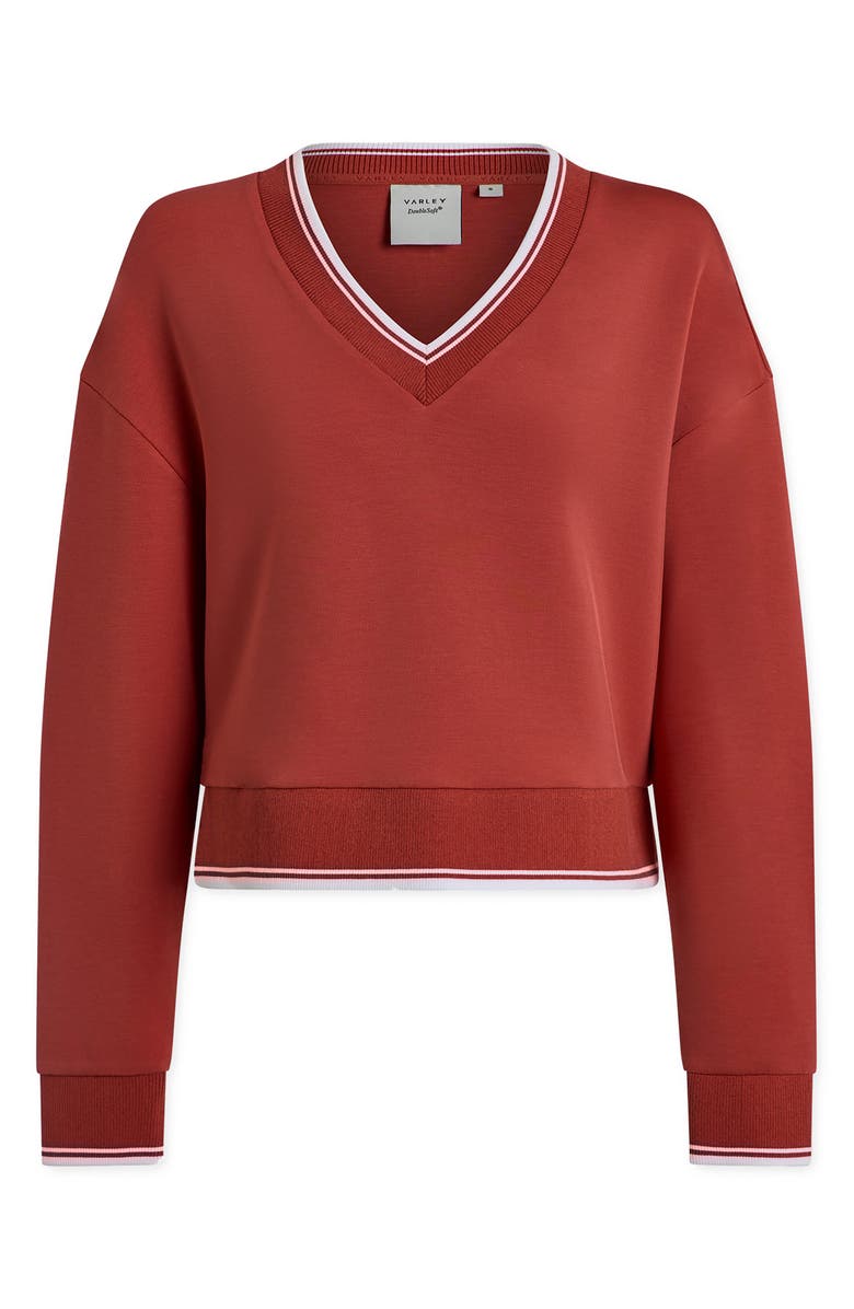 Varley Blithe Crop Sweatshirt, Alternate, color, Baked Apple