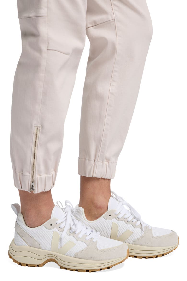 Darted Joggers, Alternate, color, VINTAGE WHITE