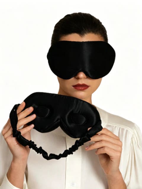 22 Momme Pure Silk 3D Adjustable Eye Mask