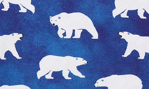 Hatley Kids' Midnight Polar Bear Fitted Two-piece Pajamas In Multi