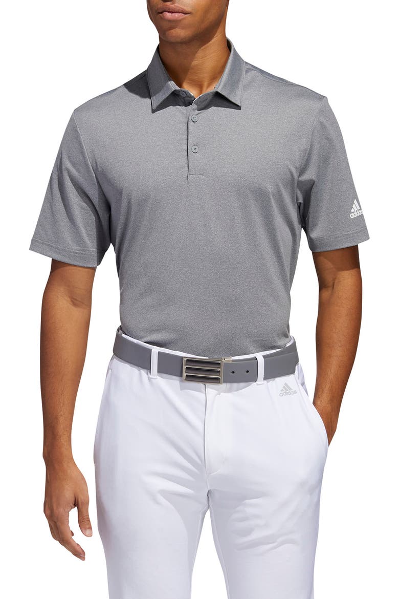 adidas Ultimate365 2.0 Performance Men's Golf Polo, Main, color, GREY THREE HEATHER