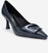 Prologue Shoes Astra Buckle Pointed Toe Pump