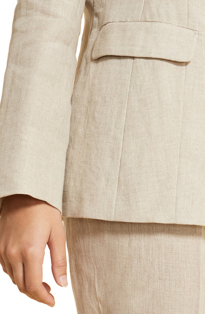 Marina Rinaldi Castano Linen Blazer, Alternate, color,