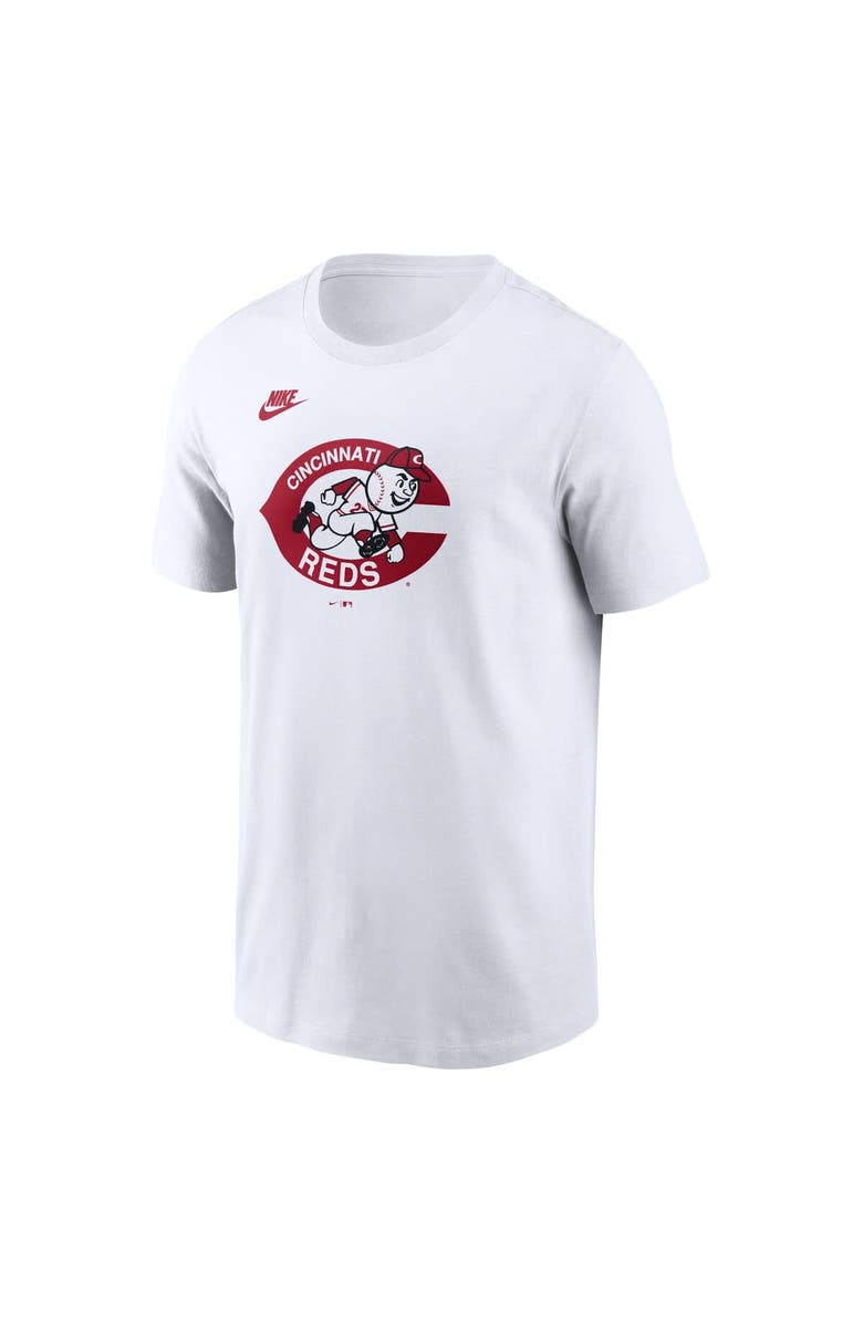Nike Men's Nike White Cincinnati Reds Cooperstown Collection Wordmark T-Shirt, Alternate, color, White